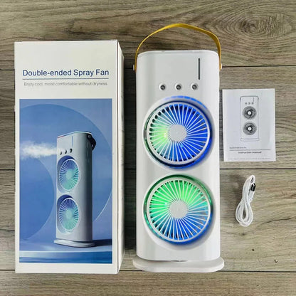 VENTILADOR DOBLE CON HUMIFICADOR